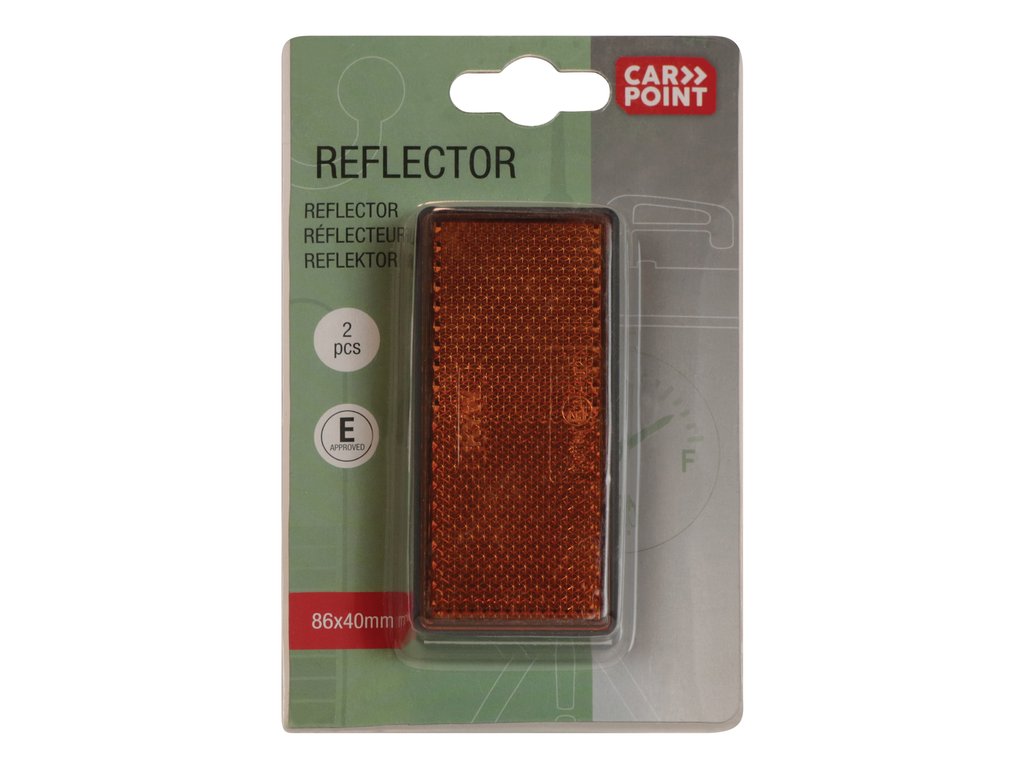 REFLECTOR 86X40MM ORANJE