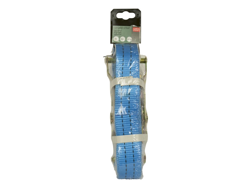 Carpoint Spanband met Ratel en Haken 7 Meter