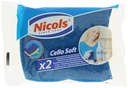 Plantaardige Schuurspons Cello Soft Blauw X2