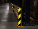 Reflecterende tape 5cm x 10m - zwart/geel