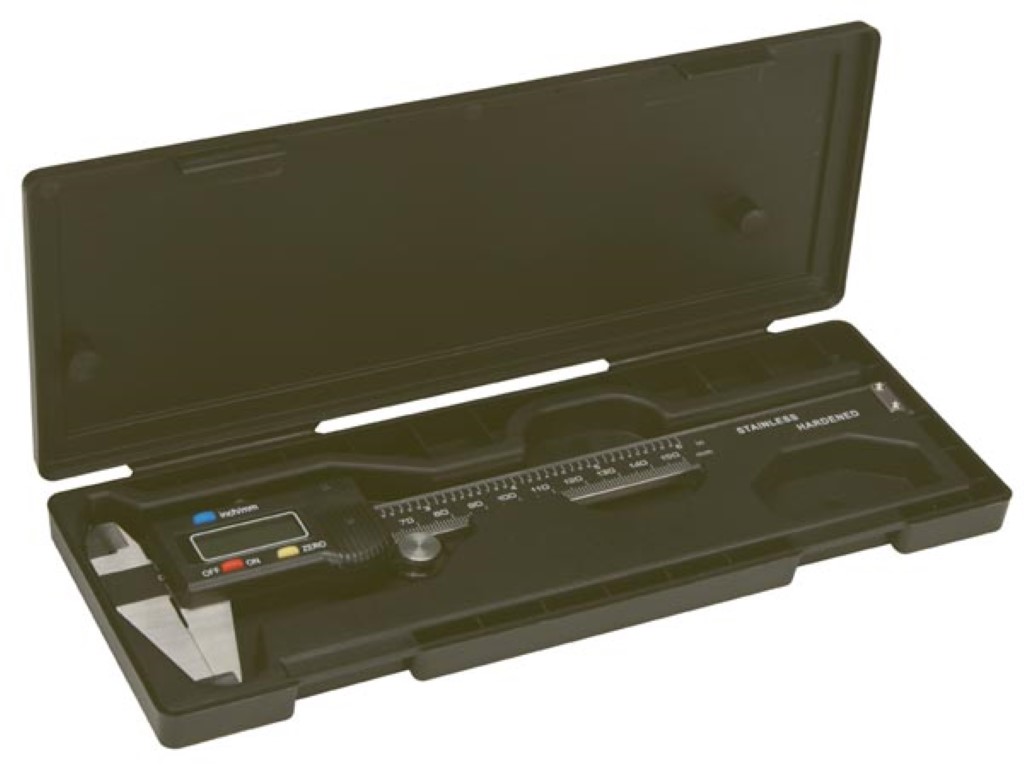 Digitale Schuifmaat, 150 mm/6, met Lcd-scherm, Roestvrij Staal