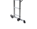 Escalo Multiwork Combi Stelling-Ladder 2x6 Treden + Wielen