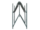 KLEDINGKAST ALU-CANV 80X46X155