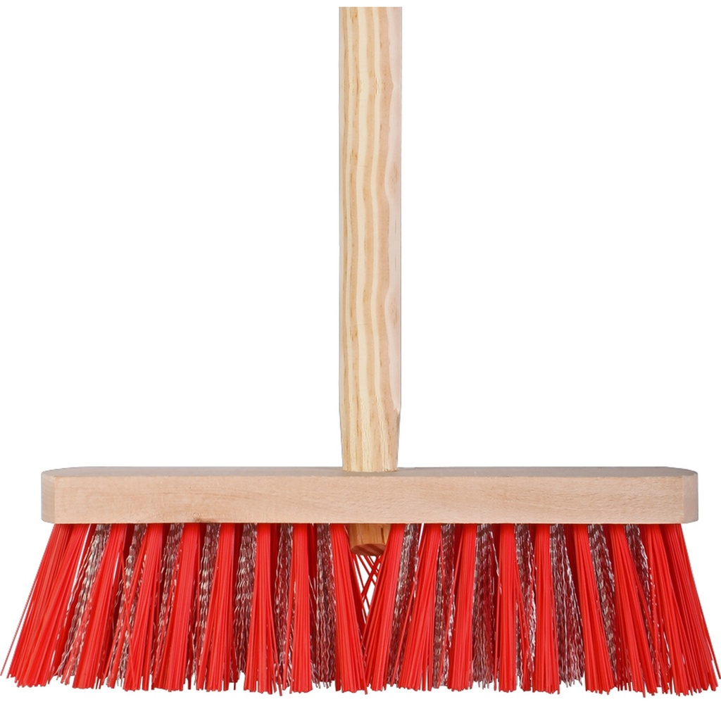 Onkruidbezem – Stalen haren – Essenhouten steel – 140 cm
