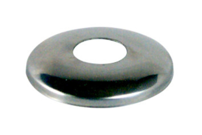 Rozet Chroom 1/2" Hoogte 10 mm