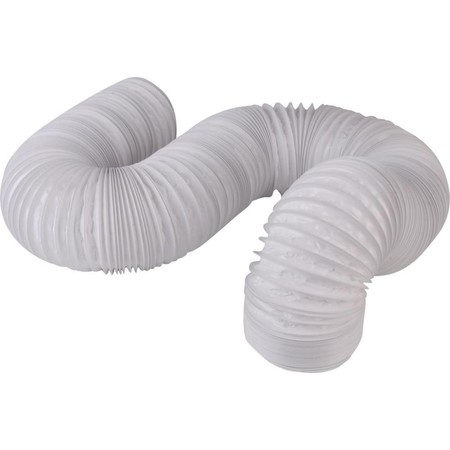 Afvoerflexibel ventilatie in PVC wit Ø102mm L3m