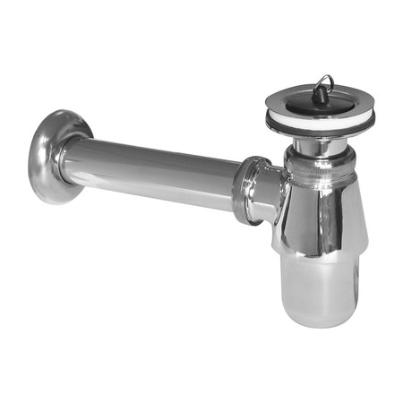 Van Marcke go. fleshevel voor lavabo. plug chroom. 5/4" x Ø32. met afvoerbuis