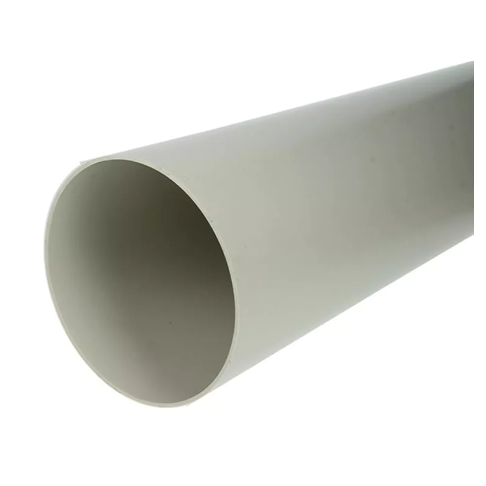 [7276] Pvc Buisstuk 1M Ø150mm Wit