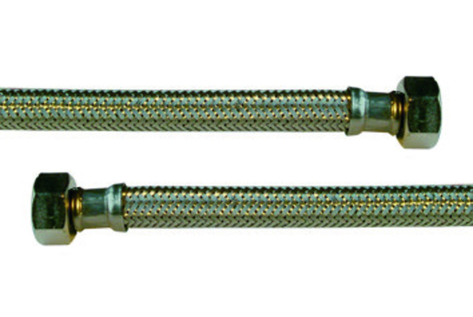 Aquaflex aanvoerflexibel 1/2F X1/2F 80cm