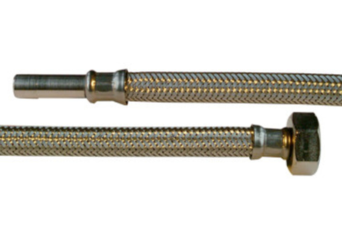 Aquaflex aanvoerflexibel Buis Ø10mm X 3/8"F 100cm