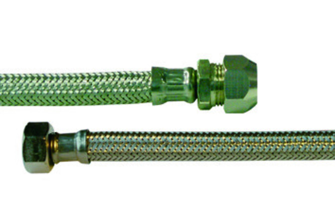Aquaflex aanvoerflexibel Buis Ø10mm X 3/8"F 100cm