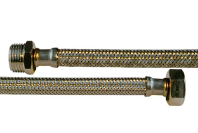 Aquaflex aanvoerflexibel 1/2M X1/2F 30cm