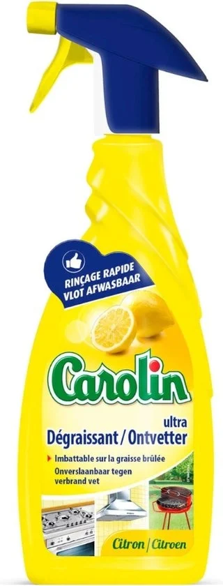 Carolin Allesreiniger - Spray - 650 ml - Ontvetter Citroen