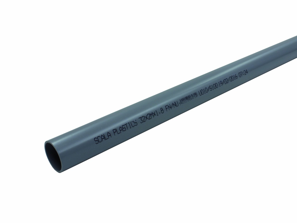 Sanitaire Buis FN Ø75mm - 1,8mm Grijs 3M