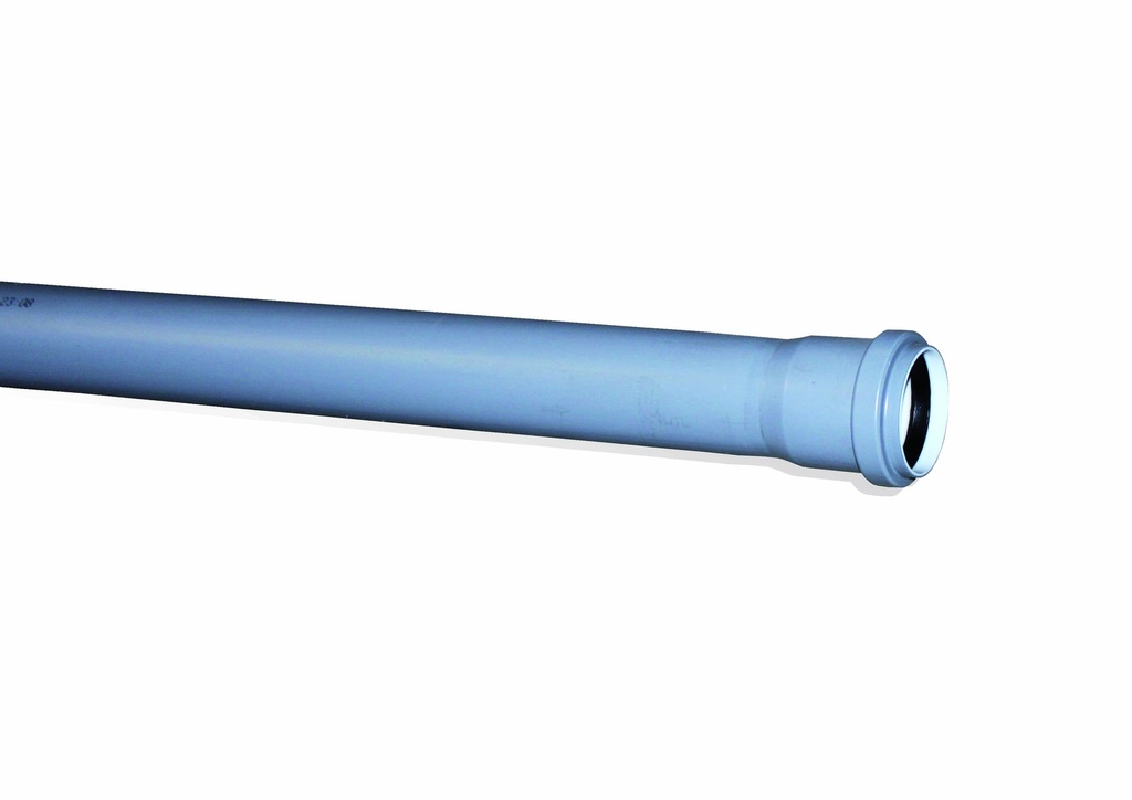 Sanitaire Buis PP Ø40mm - 2M Grijs