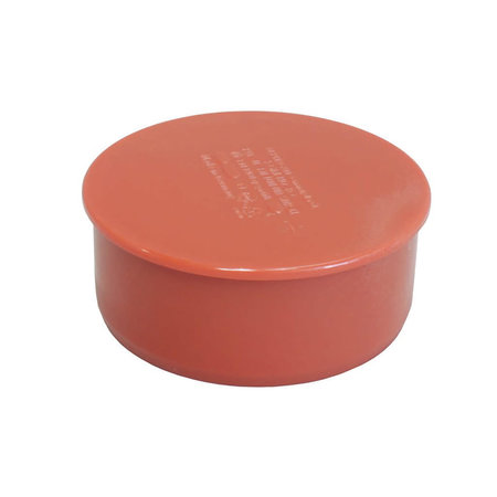 RIOOLSTOP Ø125MM ROODBRUIN