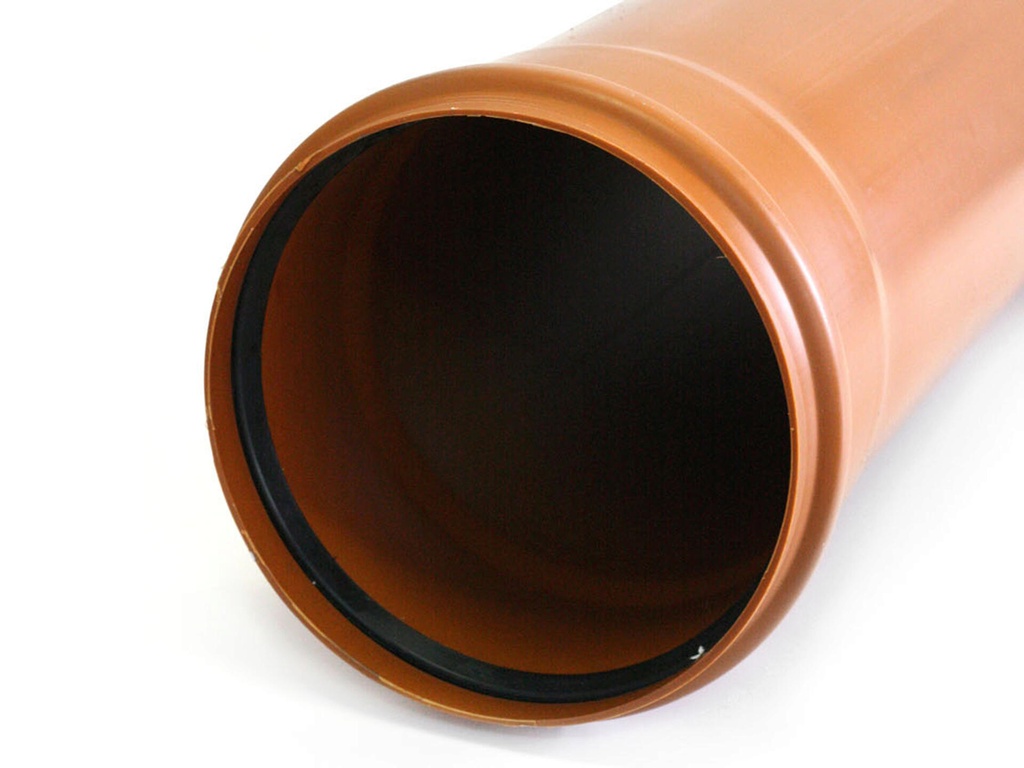 RIOOLBUIS  Ø110mm-1M ROODBRUIN