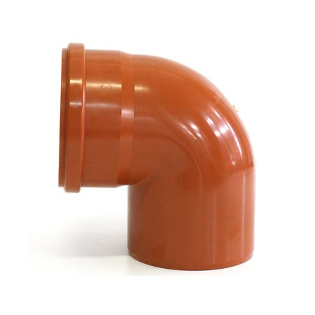 RIOOLBOCHT Ø110MM-87° ROODBRUIN