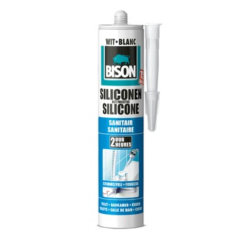 BISON SILICON SANITAIR WIT 300ML