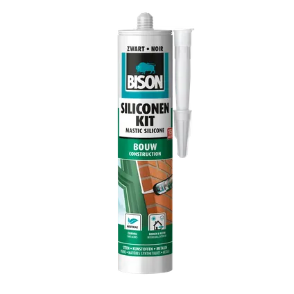 BISON SILICON BOUW.ZWA 310ML