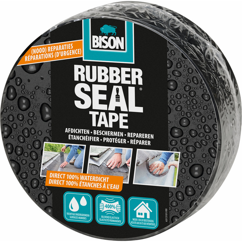 BISON RUBBER SEAL TAPE 7,5cm 5m