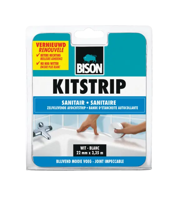 BISON KITSTRIP WIT 38MMX3.35M'