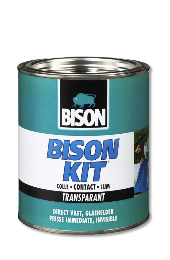 BISON KIT TRANSPARANT CONTACTLIJM 750Ml