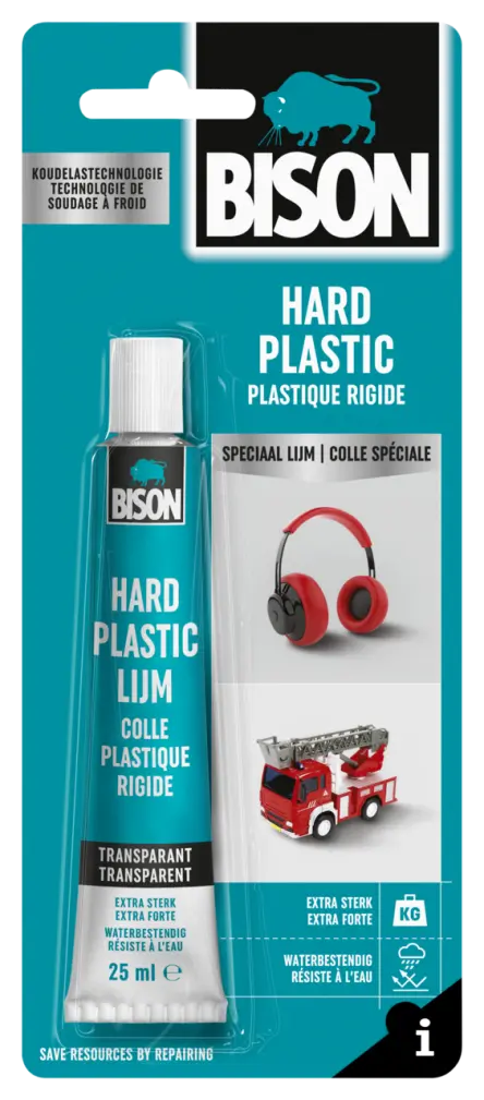 BISON HARD PLASTIC LIJM 25ML '