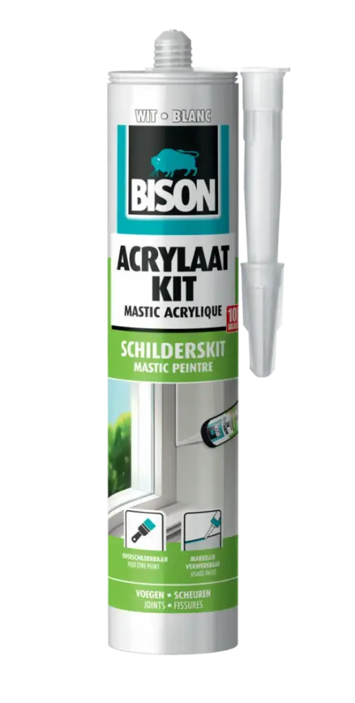 BISON ACRYLAATKIT 300ML WIT