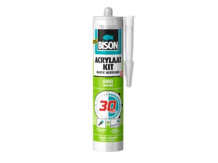 BISON ACRYLAAT 30MIN 300ML WIT