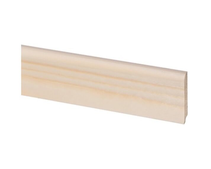 [18022] Muurplint Massief Vuren 68x12mm 240cm