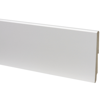 [65064] CanDo Muurplint schuin wit gegrond 22x120mm x 240 cm