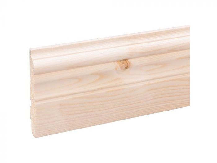 [123134352] Muurplint massief vuren 115x18mm 240cm