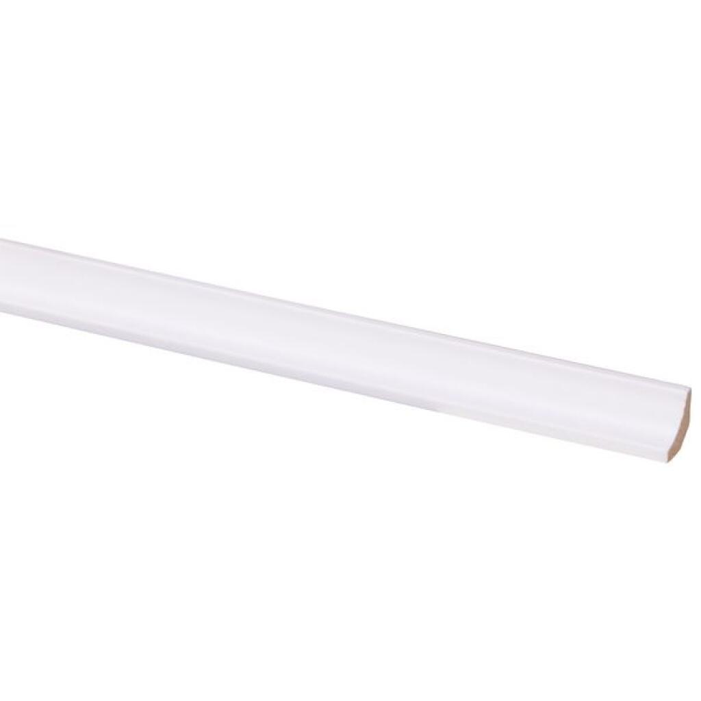 [09263] Hollat MDF folie 13x13mm wit  2,60m