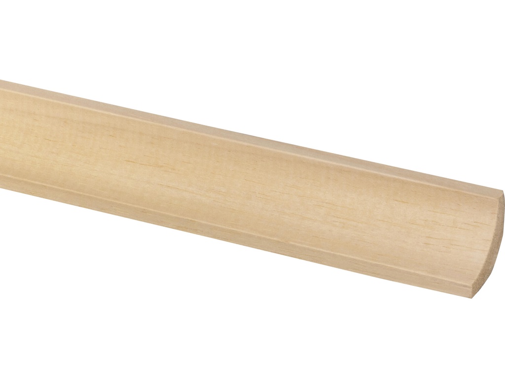 [10629-270] Hollat Hardhout wit 22x22mm 270cm