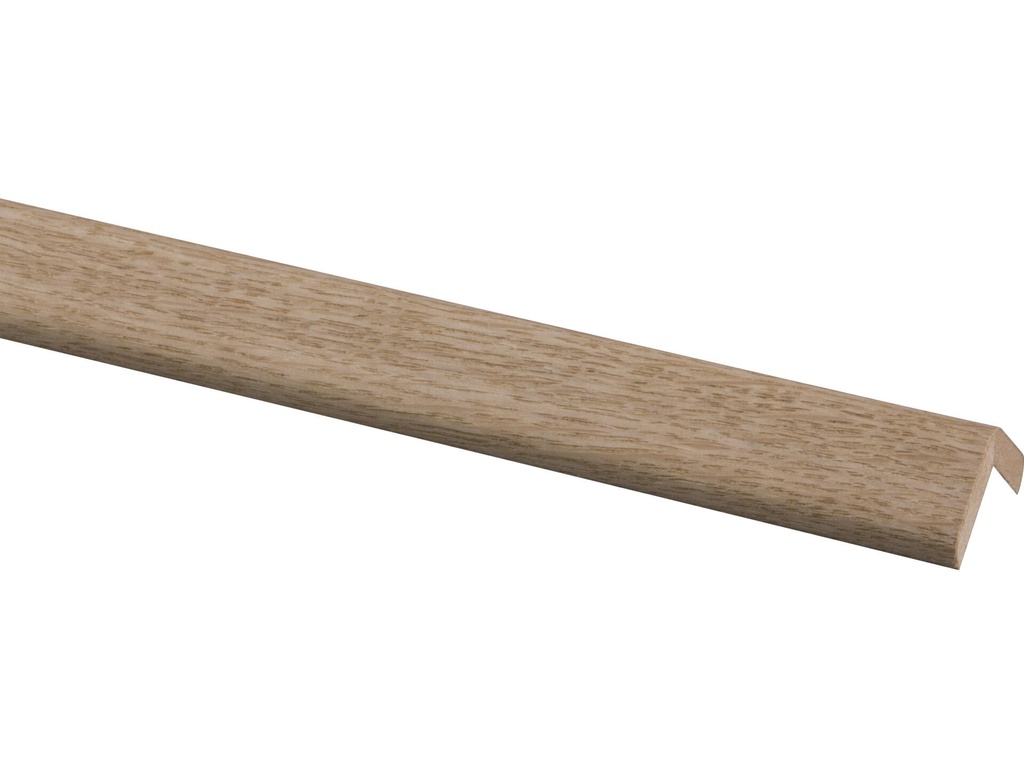 Hoeklat MDF 23x23 mm 240cm eiken fineer
