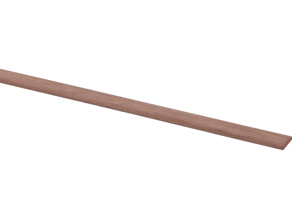 Afdeklijst Hardhout 4x19mm 270cm