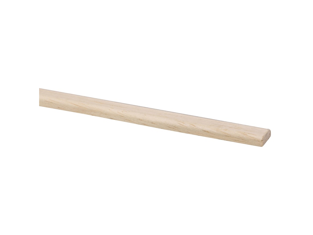 Afdeklijst Hardhout Wit 4x12mm 270cm