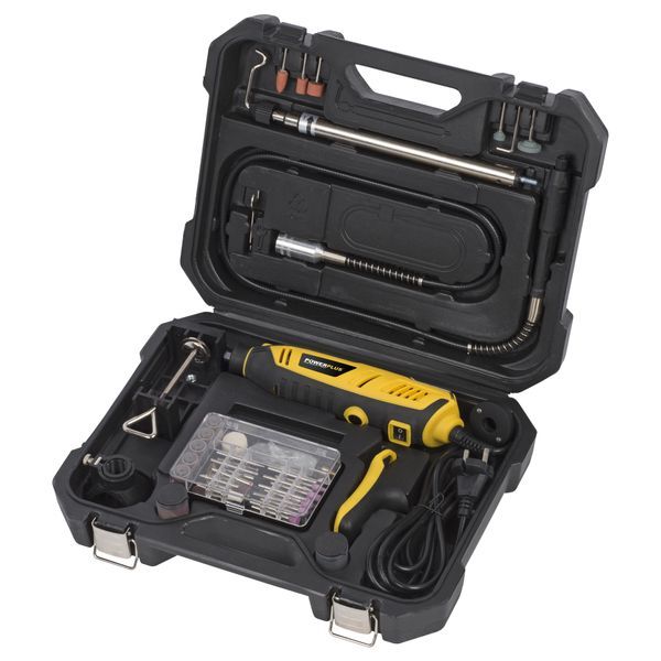 Powerplus POWX1341 Roterende multitool 200w + 126acc