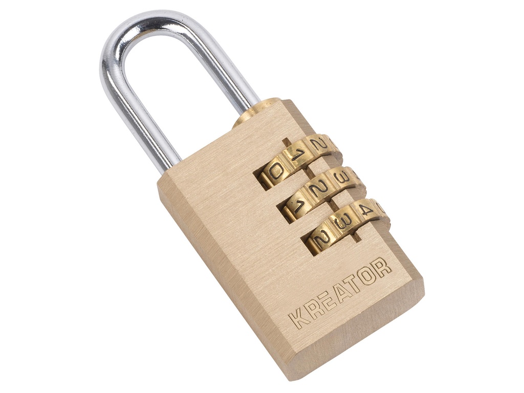 KREATOR CIJFERHANGSLOT 40MM 3 DIGIT