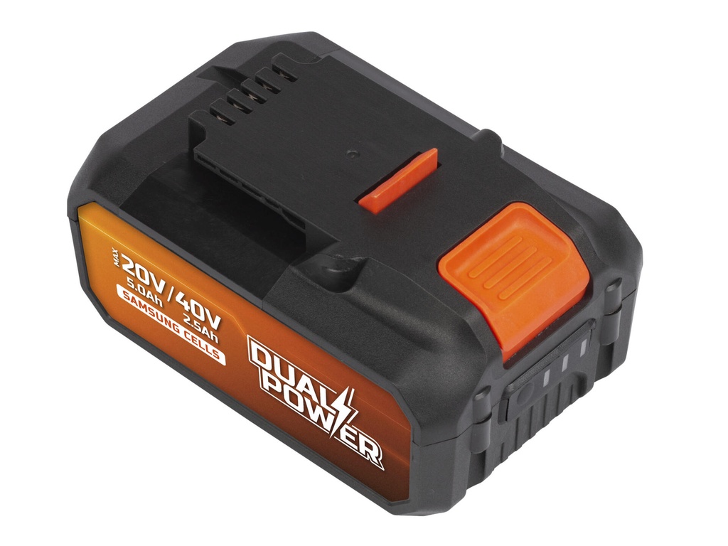 Powerplus POWDP9037 DUAL POWER Batterij 2x20V 5.0/2.5Ah (20V & 40V gereedschap)