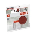 KREATOR Schuurpapier gipsplaat rond Ø 225 k180 5st