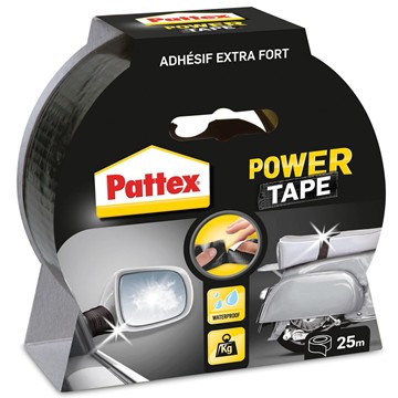 Pattex Power Tape Zwart 25m