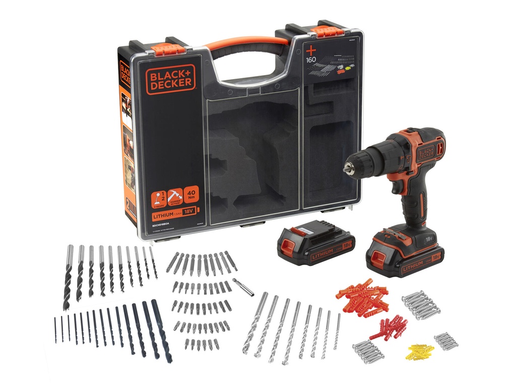 Black&Decker BDCHD18BOA-QW Snoerloze Boormachine
