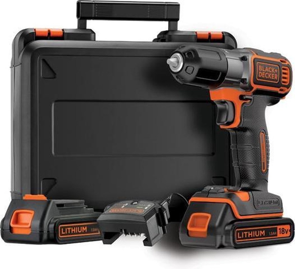 Black&Decker ASD184KB-QW 18V Li-ion Schroefboormachine ***