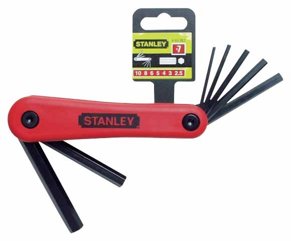 STANLEY STIFTSLEUTELSET 7DELIG 2,5-10MM