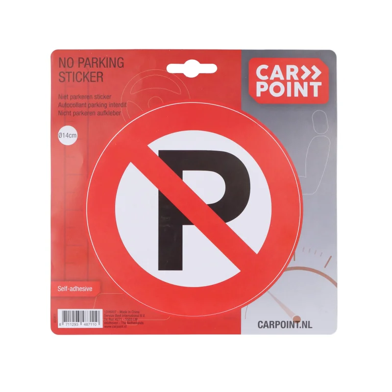 [1316007] Sticker Parkeren Verboden