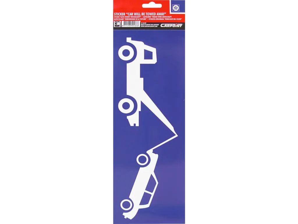 [1316002] Sticker Garage/Wegslepen