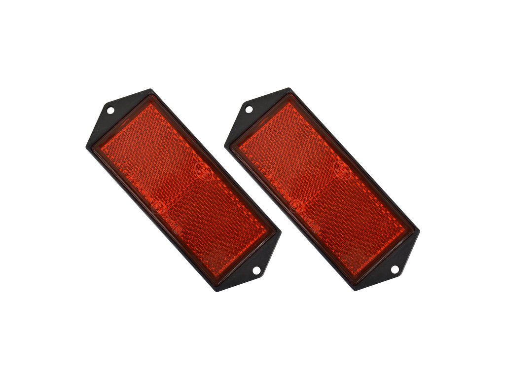 Carpoint Reflector Rood 104x40mm 2 Stuks