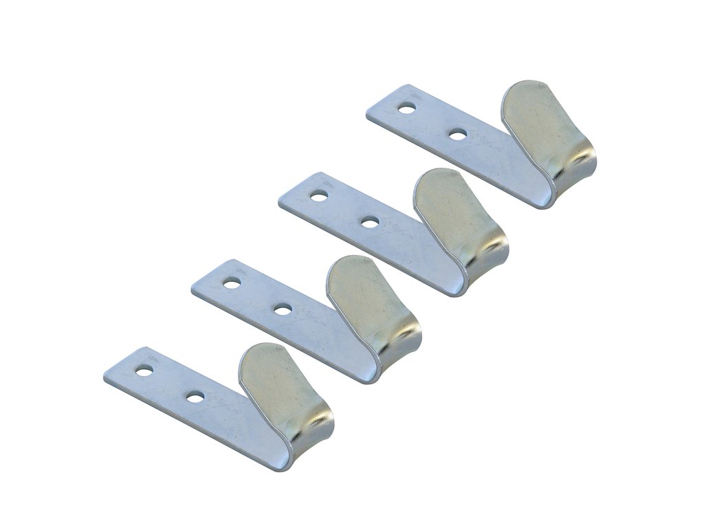 Opschroefhaak metaal 72mm 4st